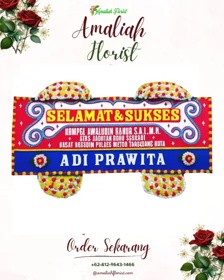 Papan Bunga Ucapan Selamat Cicanir